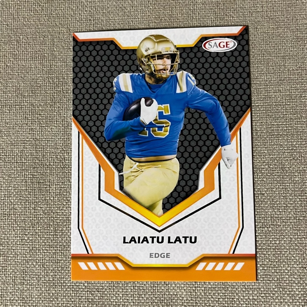 Laiatu Latu 2024 Sage High Series Indianapolis Colts 1st Round Pick 167 Football